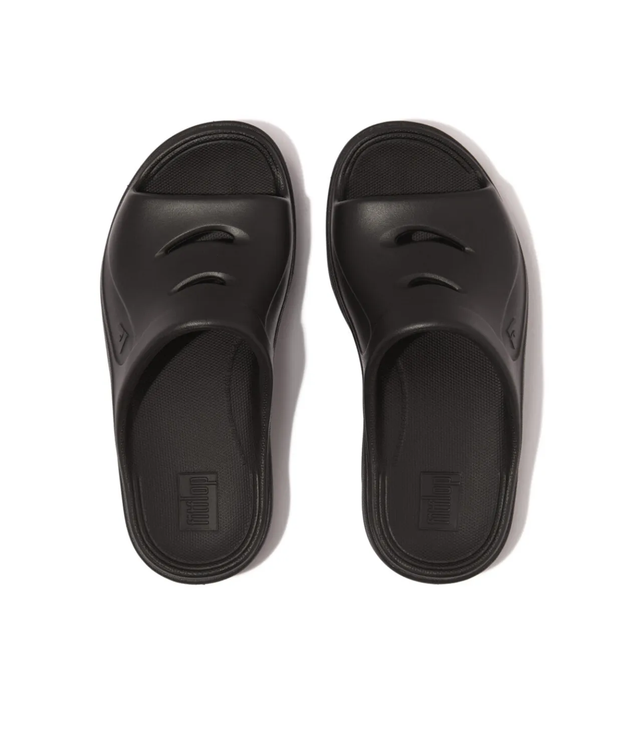 Fitflop Relief Recovery Slides Black