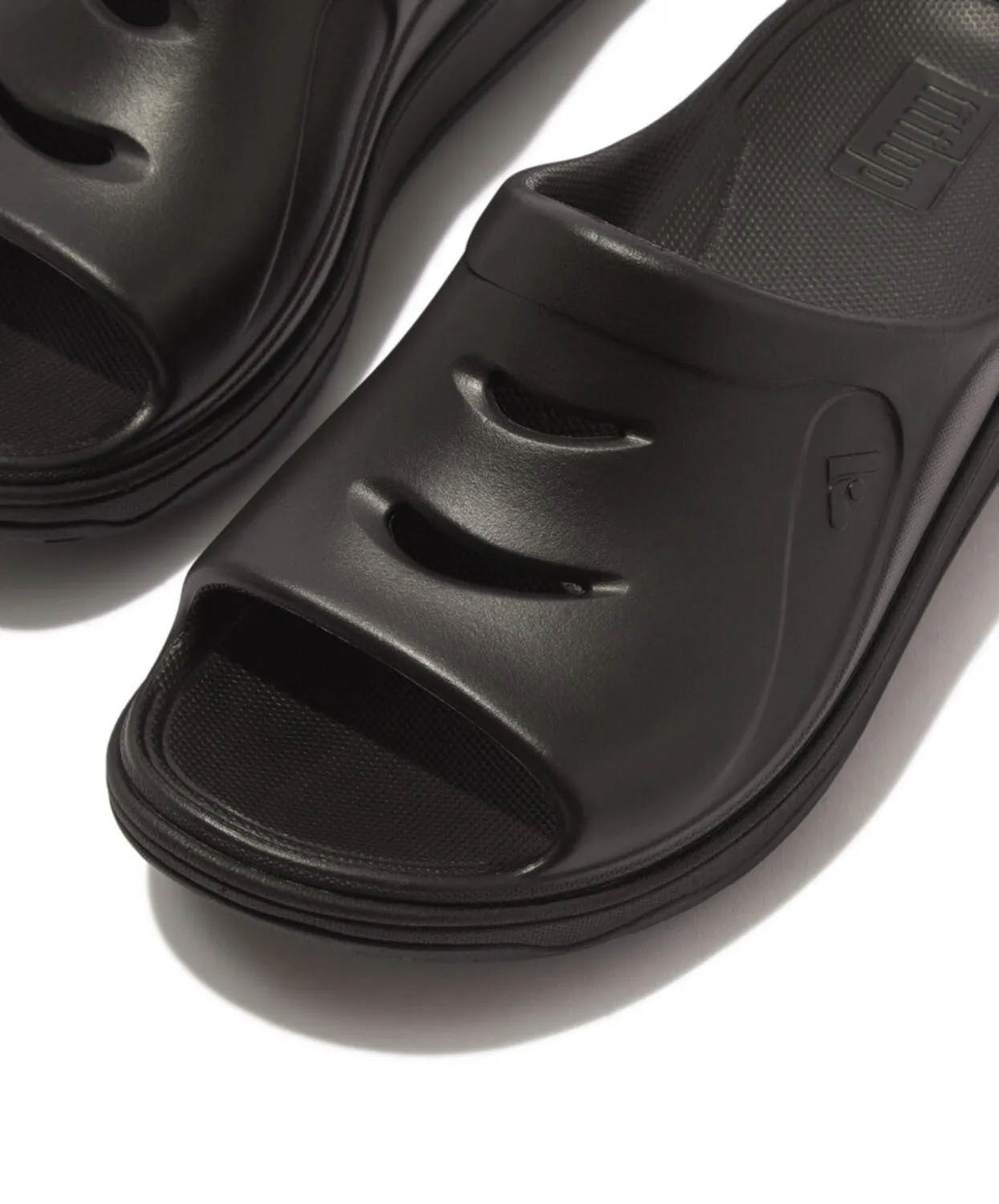 Fitflop Relief Recovery Slides Black