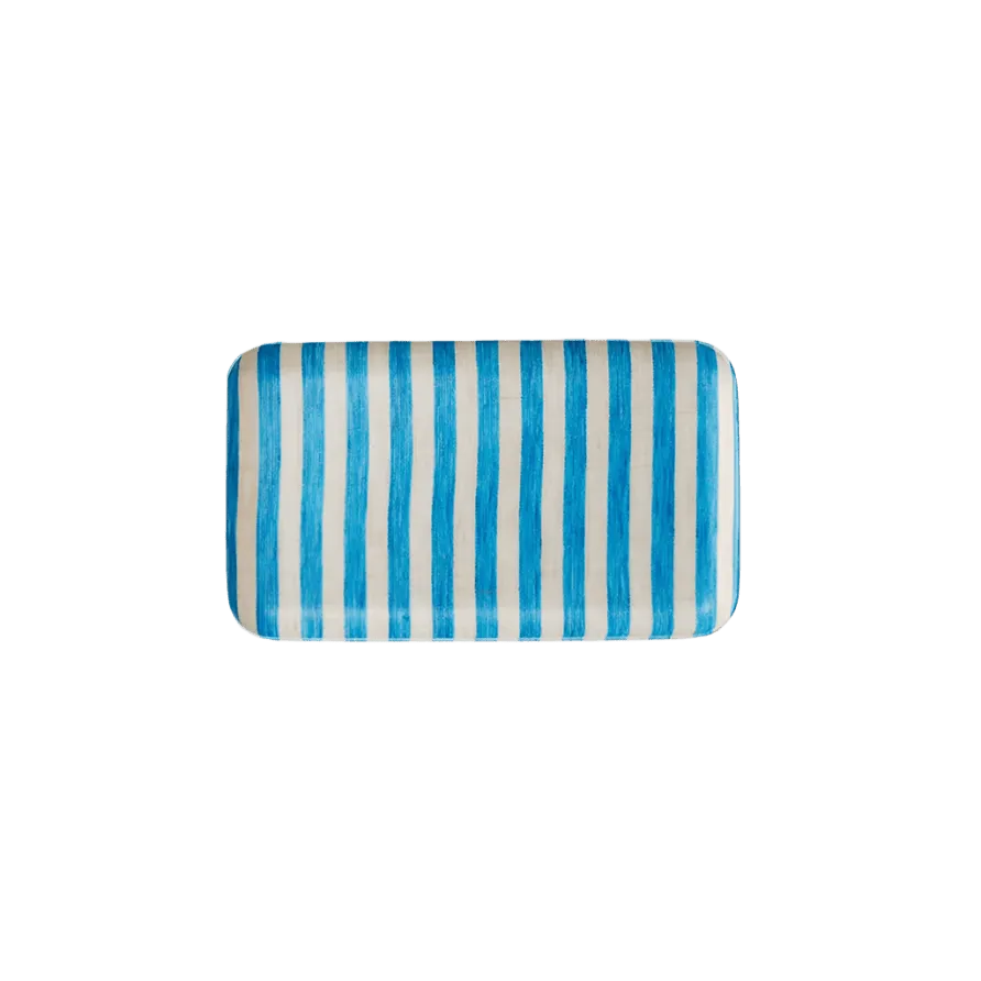Francis Linen Coated Tray · Small · Fog Linen