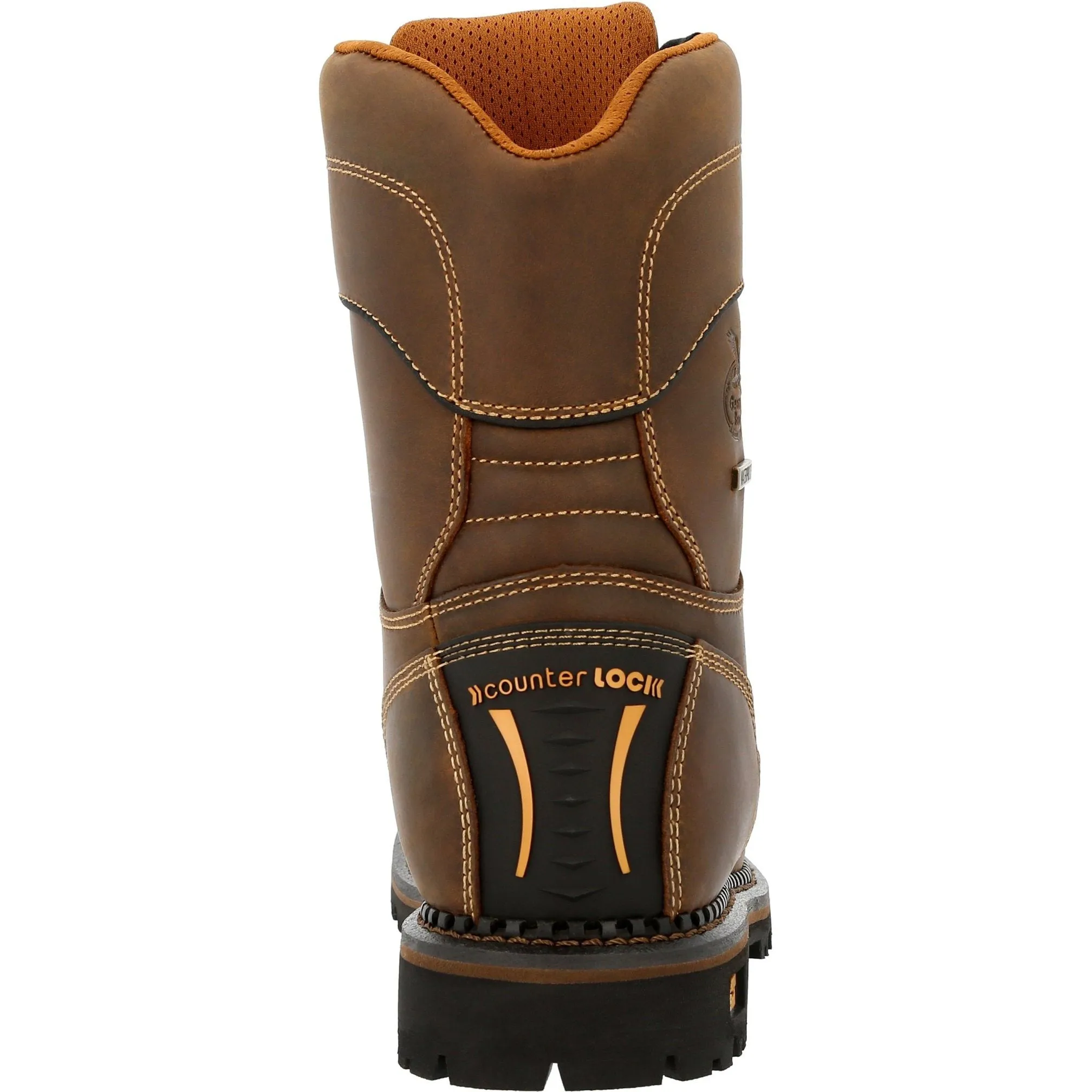 Georgia Men's AMP LT Low Heel Logger 9" Soft Toe Waterproof Work Boot- GB00472