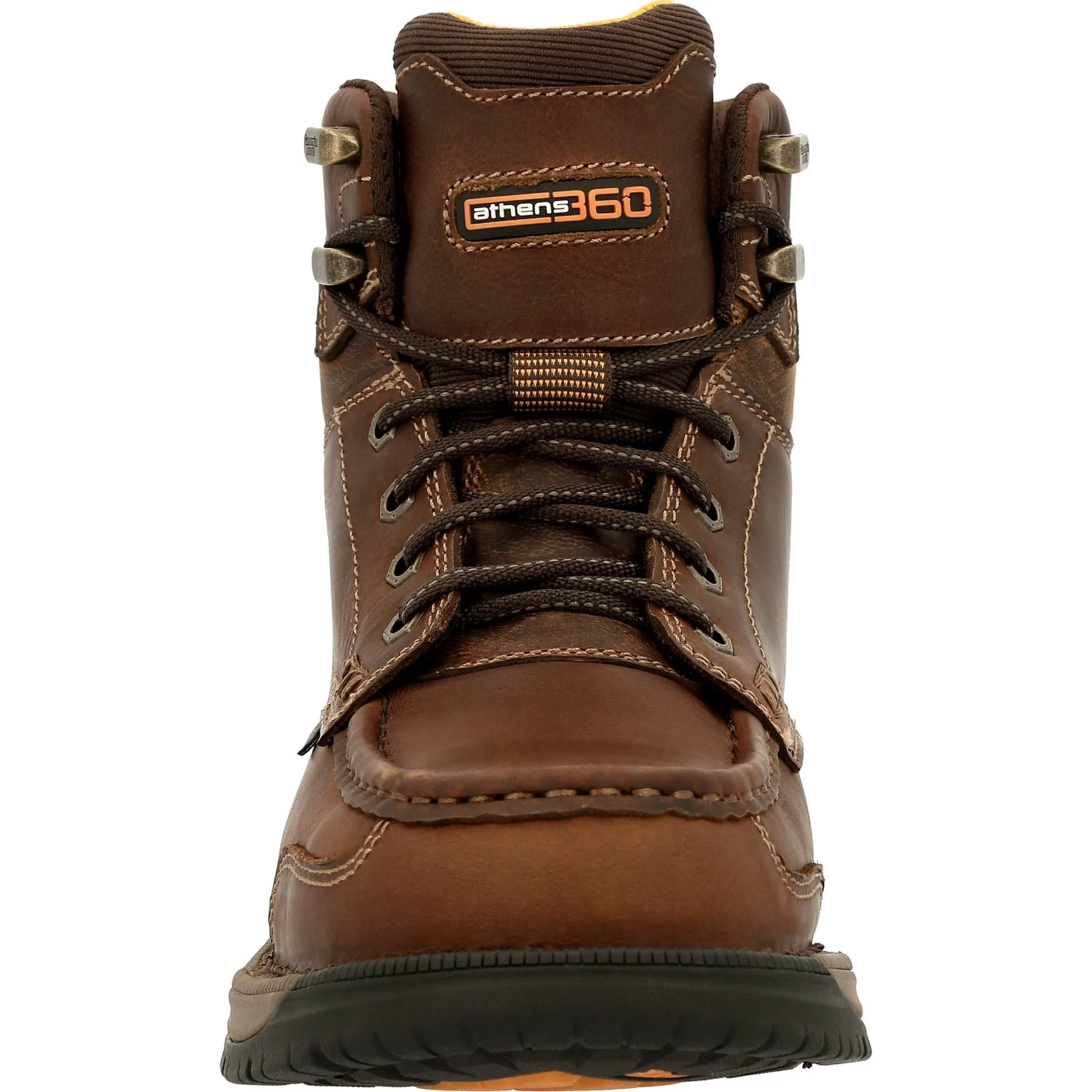 Georgia Men's Athens 360 5" Soft Toe Waterproof Work Boot - Brown - GB00439