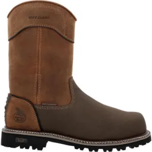 Georgia Men's Brute 11" Comp Toe Waterproof MG Work Boot- Brown- GB00644
