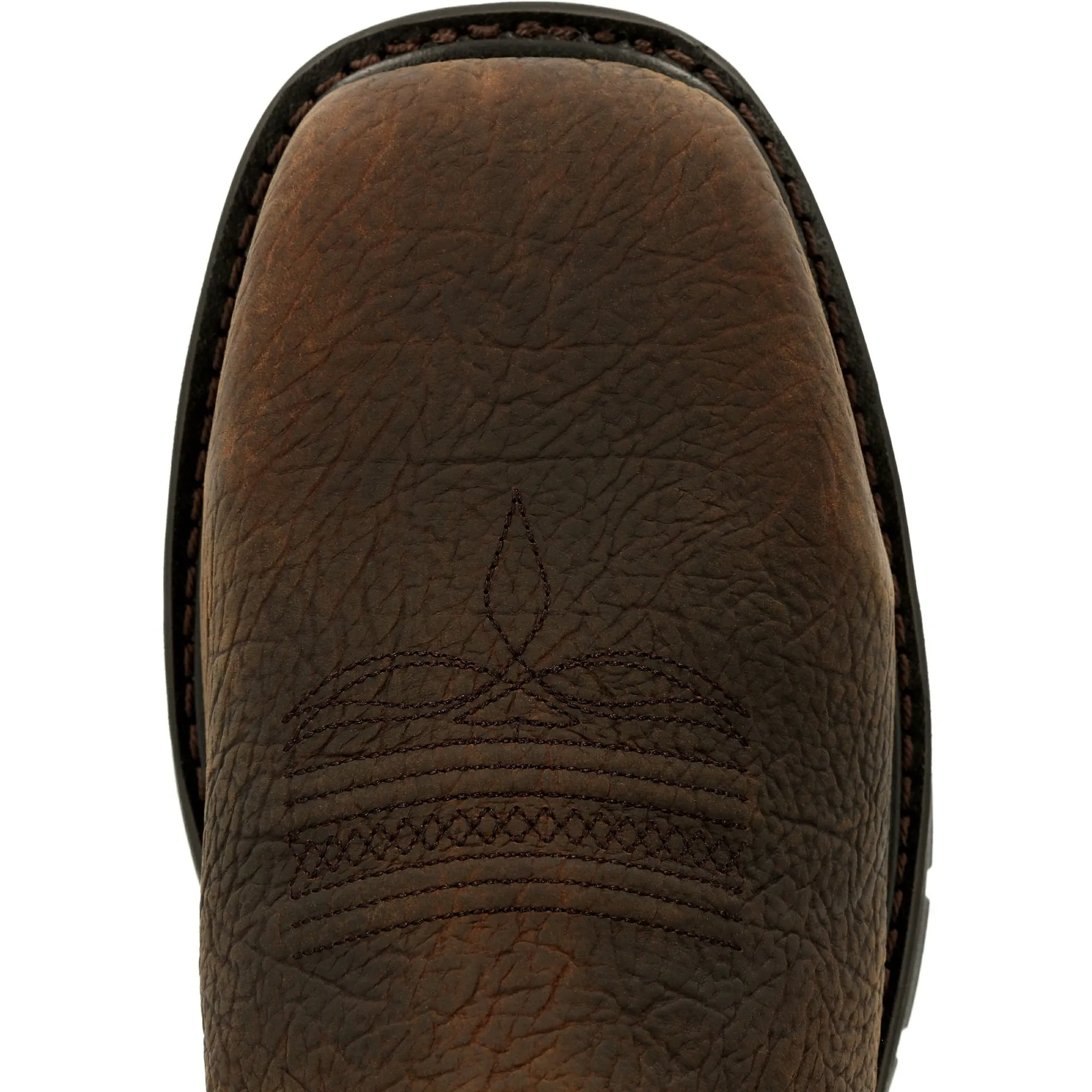 Georgia Men's Carbo-Tec Lightweight 11" Steel Toe Western Work Boot Brown- GB00437