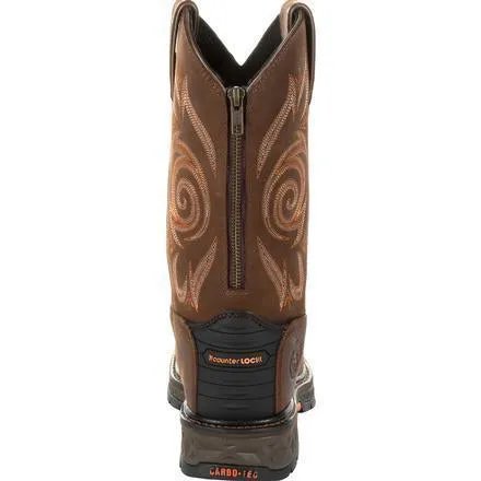Georgia Men's Carbo-Tec LT 11" Steel Toe Waterproof Western Work Boot Brown - GB00264