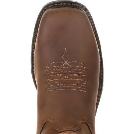 Georgia Men's Carbo-Tec LT 11" Steel Toe Waterproof Western Work Boot Brown - GB00264