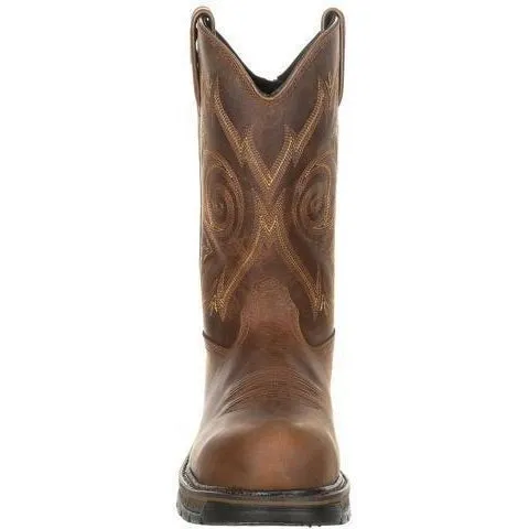 Georgia Men's Carbo-Tec LT Composite Toe Waterproof Wellington Work Boot - GB00239