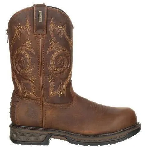 Georgia Men's Carbo-Tec LT Composite Toe Waterproof Wellington Work Boot - GB00239