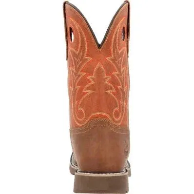 Georgia Men's Core 37 11" Soft Toe WP Western Work Boot- Brown- GB00693