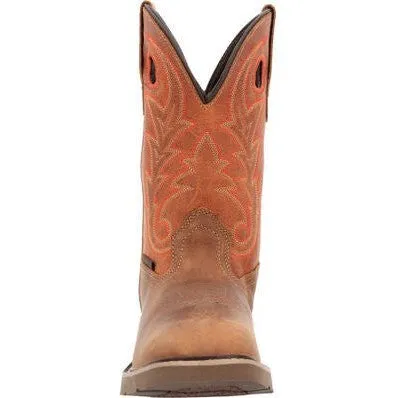 Georgia Men's Core 37 11" Soft Toe WP Western Work Boot- Brown- GB00693
