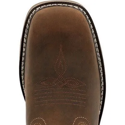 Georgia Men's Core 37 11" Steel Toe WP Western Work Boot- Brown- GB00692