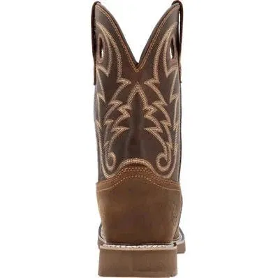 Georgia Men's Core 37 11" Steel Toe WP Western Work Boot- Brown- GB00692