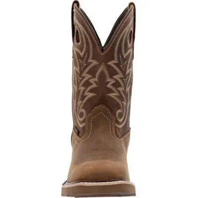 Georgia Men's Core 37 11" Steel Toe WP Western Work Boot- Brown- GB00692