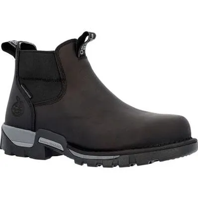 Georgia Men's Eagle One Chelsea Waterproof Steel Toe Work Boot -Brown- GB00563