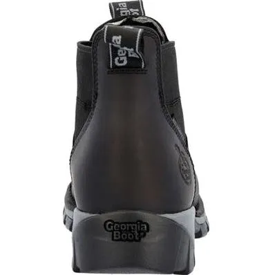 Georgia Men's Eagle One Chelsea Waterproof Steel Toe Work Boot -Brown- GB00563