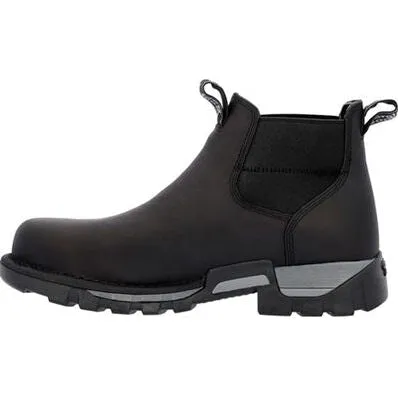 Georgia Men's Eagle One Chelsea Waterproof Steel Toe Work Boot -Brown- GB00563