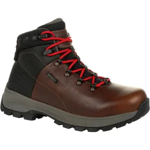 Georgia Men's Eagle Trail 6" Alloy Toe Waterproof Hiker Work Boot - Brown - GB00397
