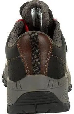 Georgia Men's Eagle Trail Soft Toe Waterproof Oxford Work Shoe - Brown - GB00398