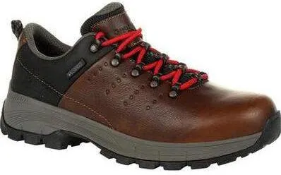 Georgia Men's Eagle Trail Soft Toe Waterproof Oxford Work Shoe - Brown - GB00398