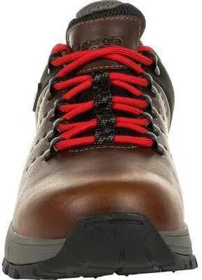 Georgia Men's Eagle Trail Soft Toe Waterproof Oxford Work Shoe - Brown - GB00398