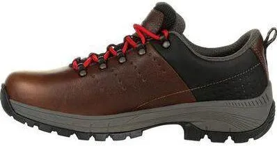 Georgia Men's Eagle Trail Soft Toe Waterproof Oxford Work Shoe - Brown - GB00398