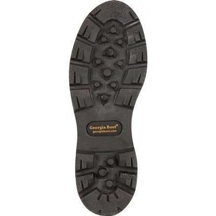 Georgia Men's Homeland 8" Steel Toe Waterproof Work Boot - Brown - G107