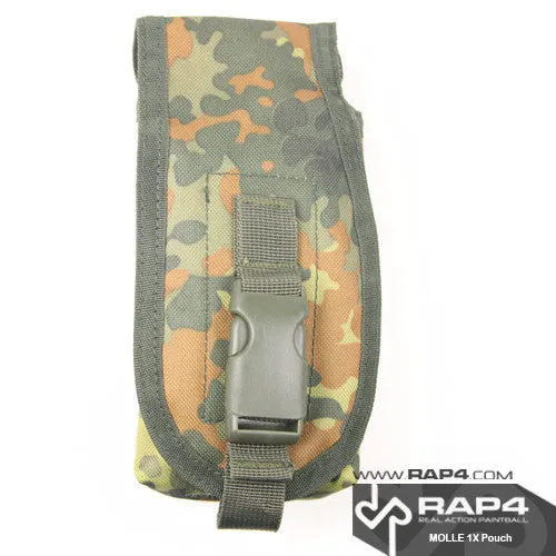 German Flecktarn Medium MOLLE  Multi-Use Utility Pouch