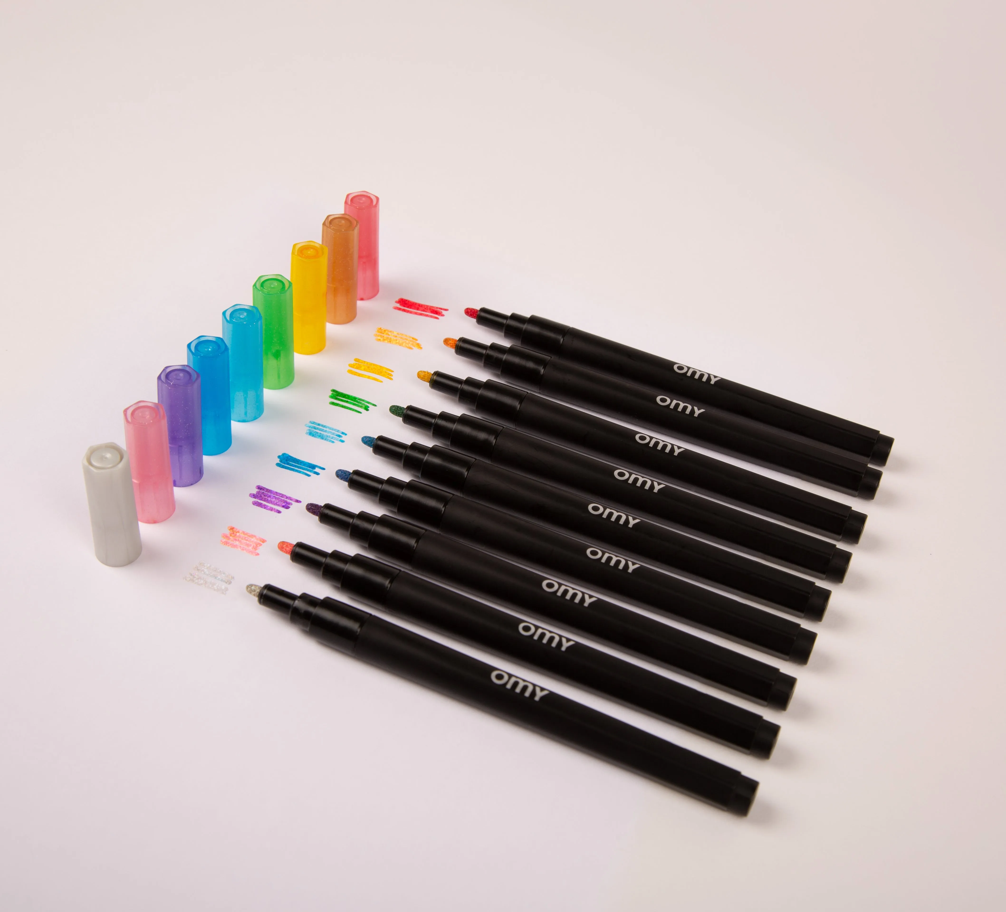 Glitter markers