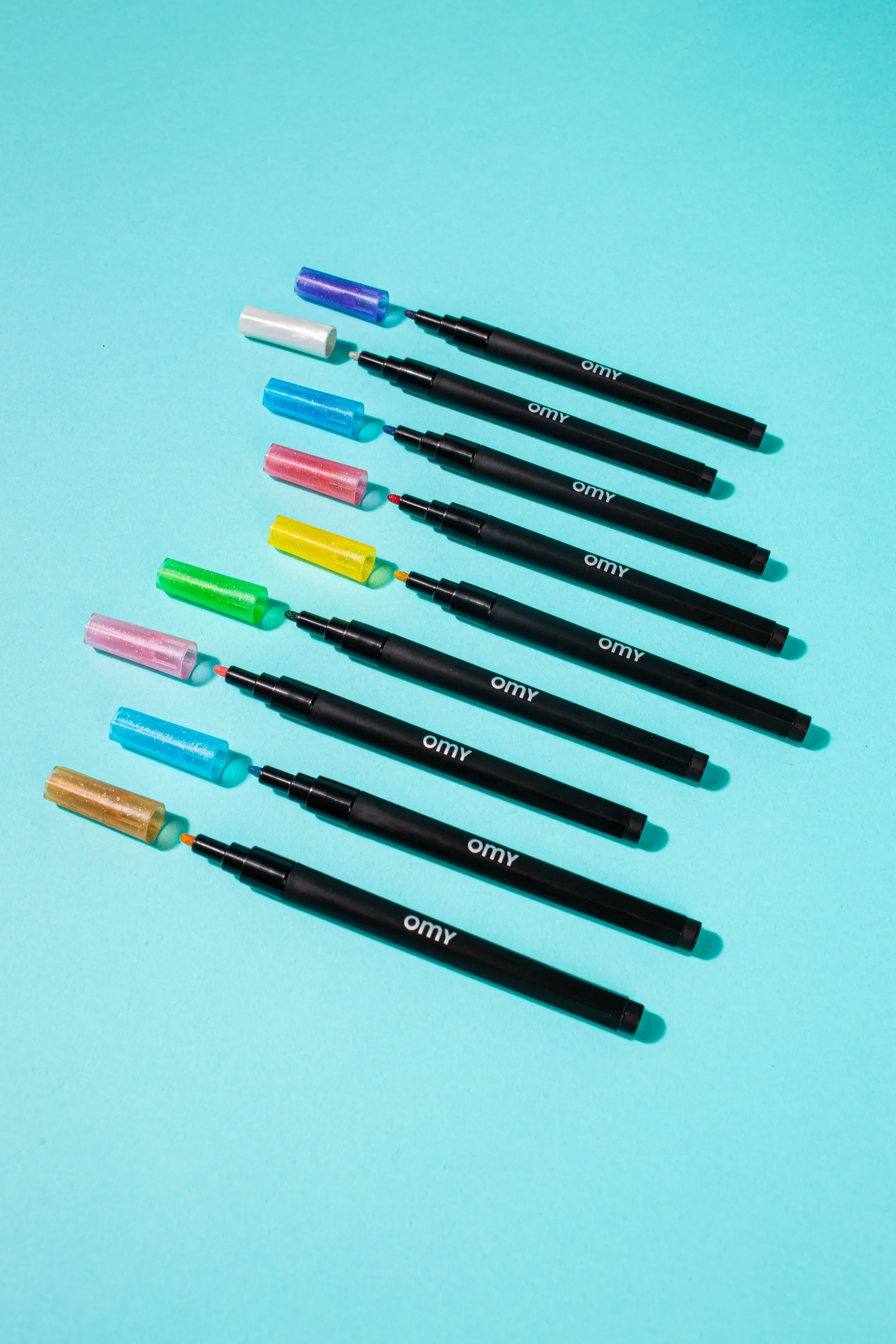 Glitter markers