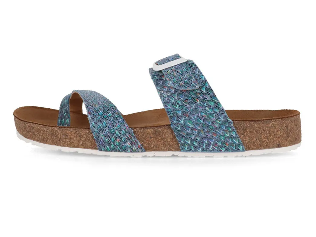 HAFLINGER Women Bio Sandals 'Juno', pine capri