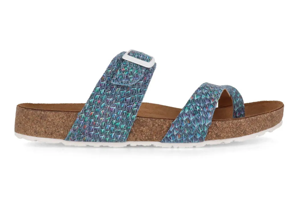 HAFLINGER Women Bio Sandals 'Juno', pine capri