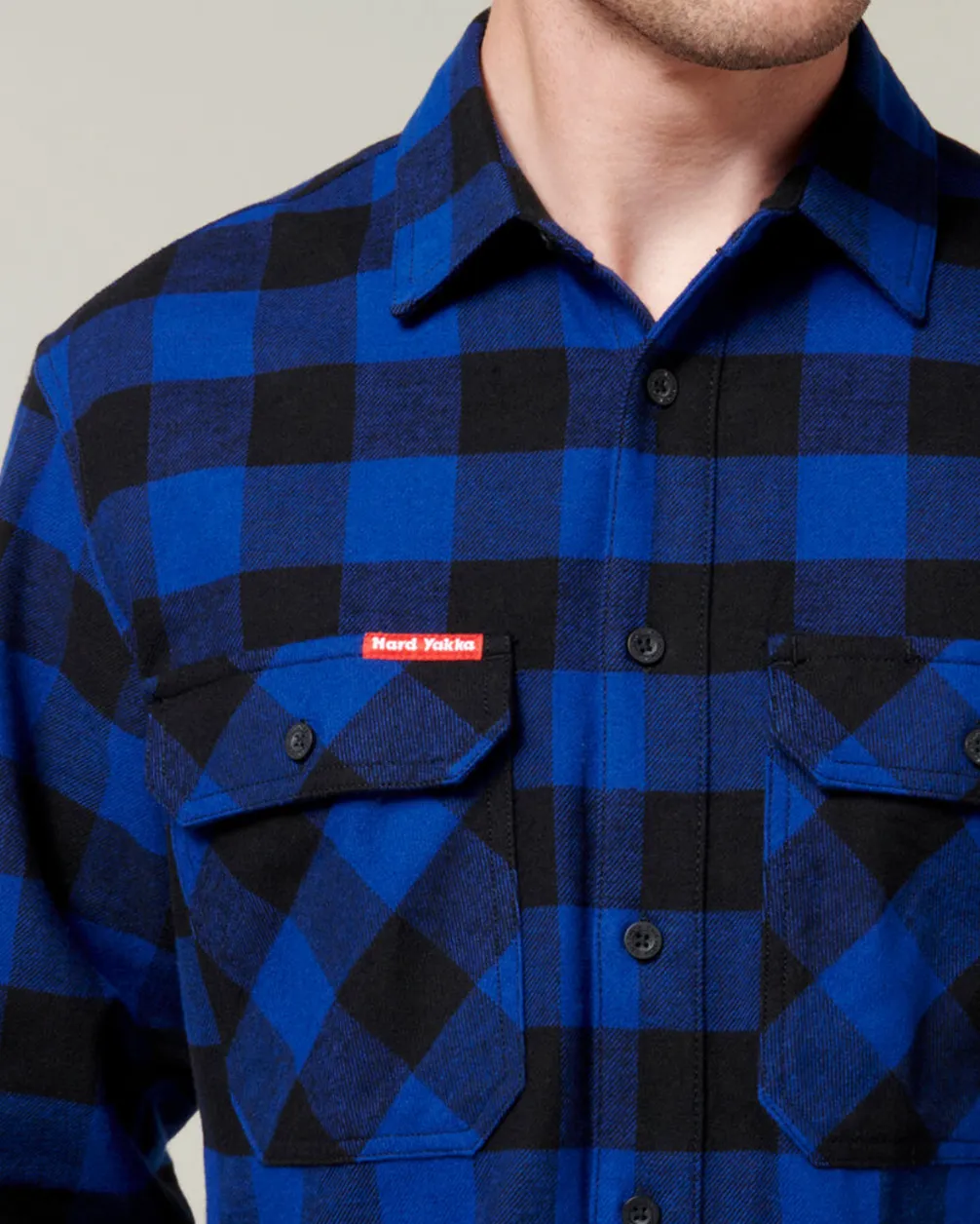 Hard Yakka Check Flannelette Shirt