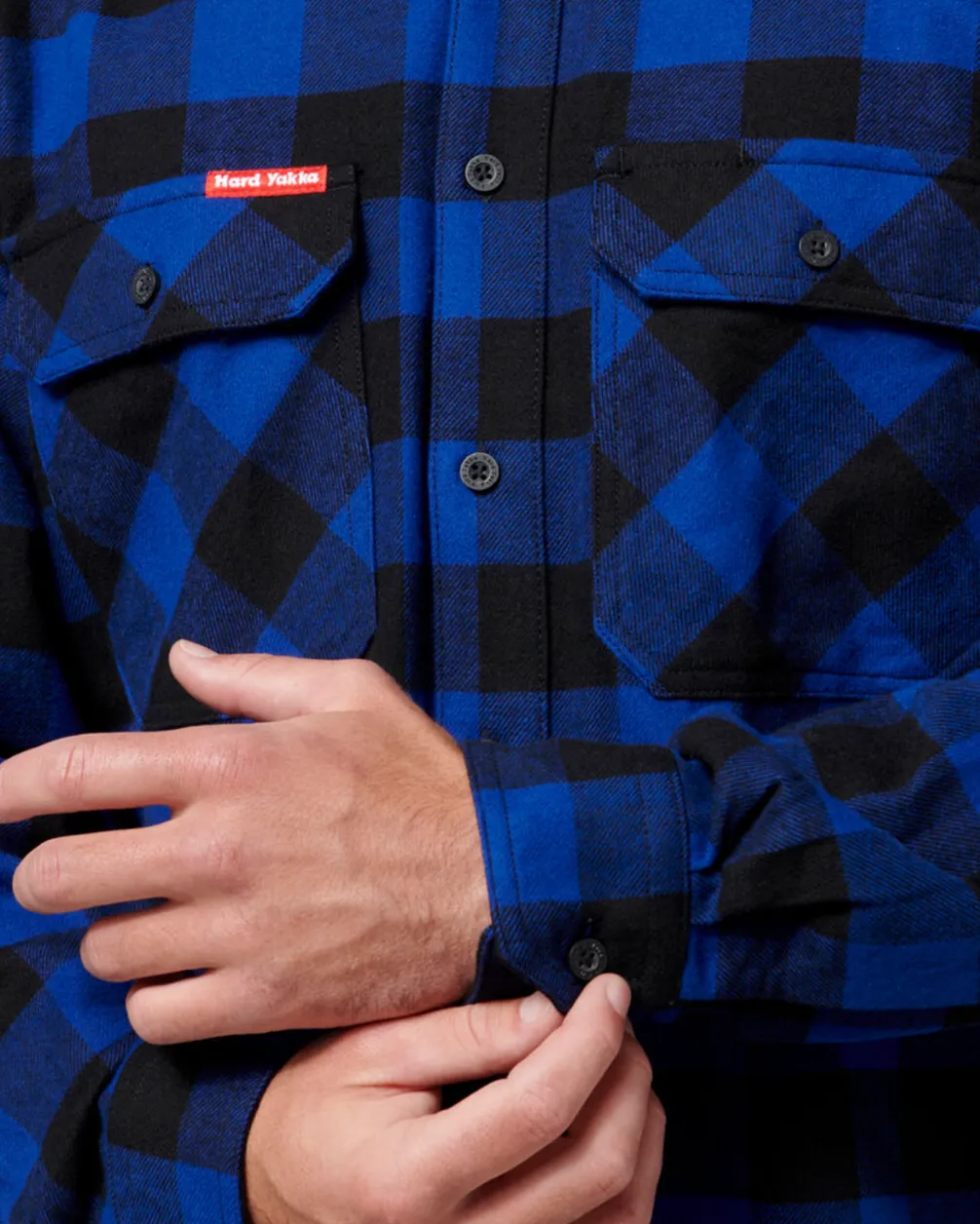 Hard Yakka Check Flannelette Shirt