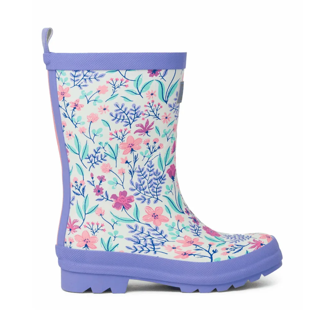 HATLEY Matte Kids Rain Boots | Wild Flowers size 4