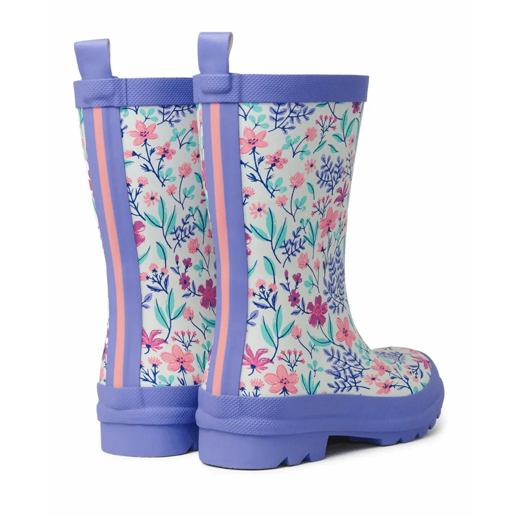 HATLEY Matte Kids Rain Boots | Wild Flowers size 4