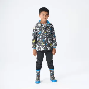 HATLEY Shiny Kids Rain Boots | Ombre Stars size 6