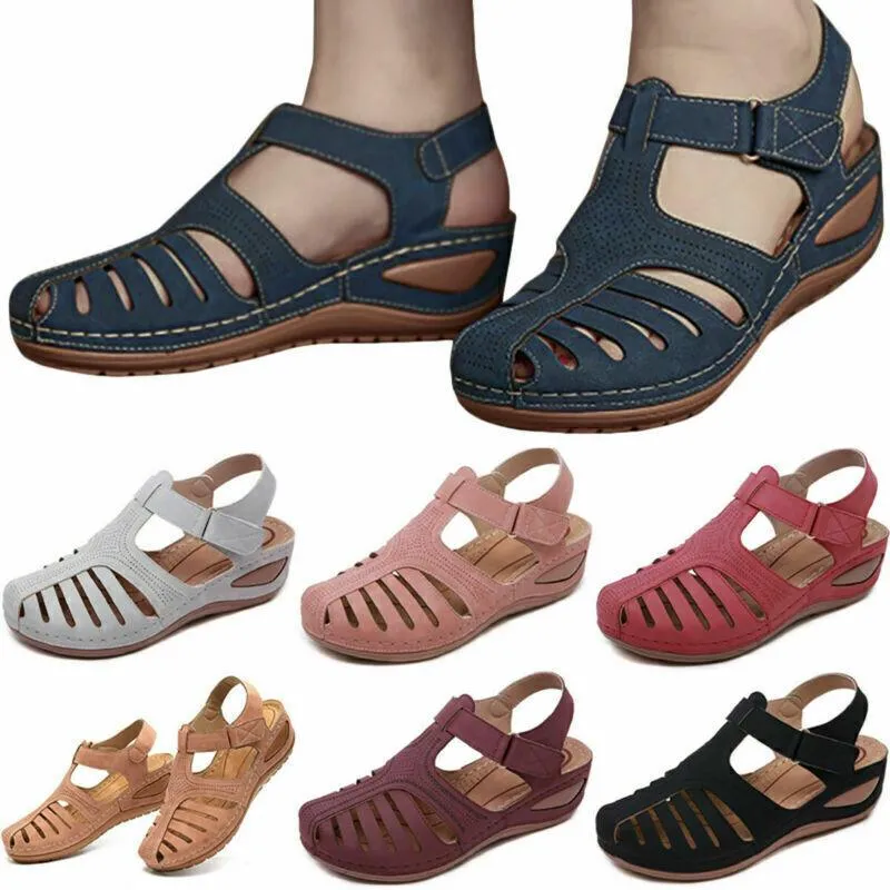 Hollow Closed Toe Orthopedic Sandal For Women