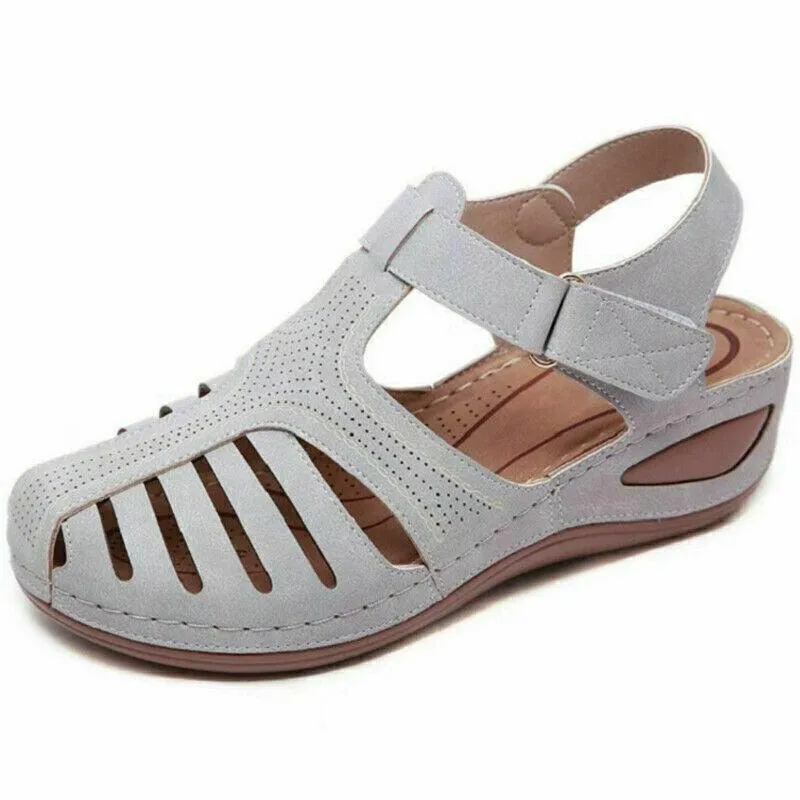 Hollow Closed Toe Orthopedic Sandal For Women
