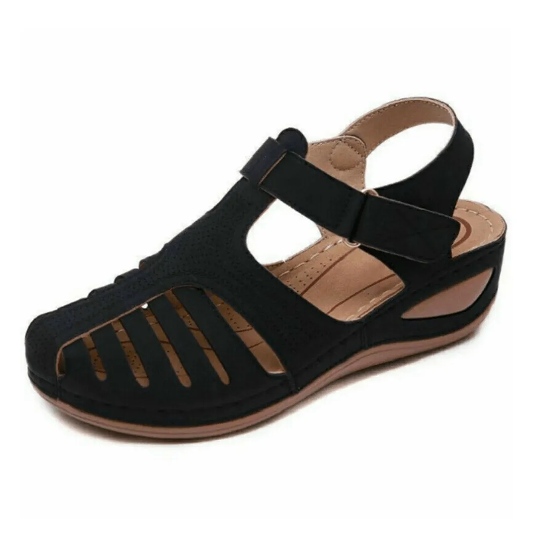 Hollow Closed Toe Orthopedic Sandal For Women