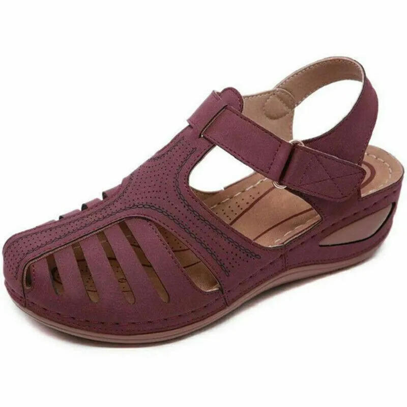 Hollow Closed Toe Orthopedic Sandal For Women