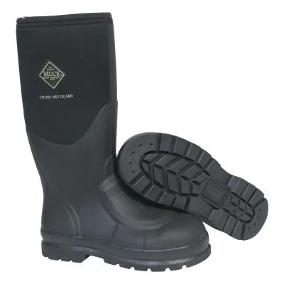 Honeywell Chore Met Guard Boots, Size 14, Black, CHS-META-BLK-140