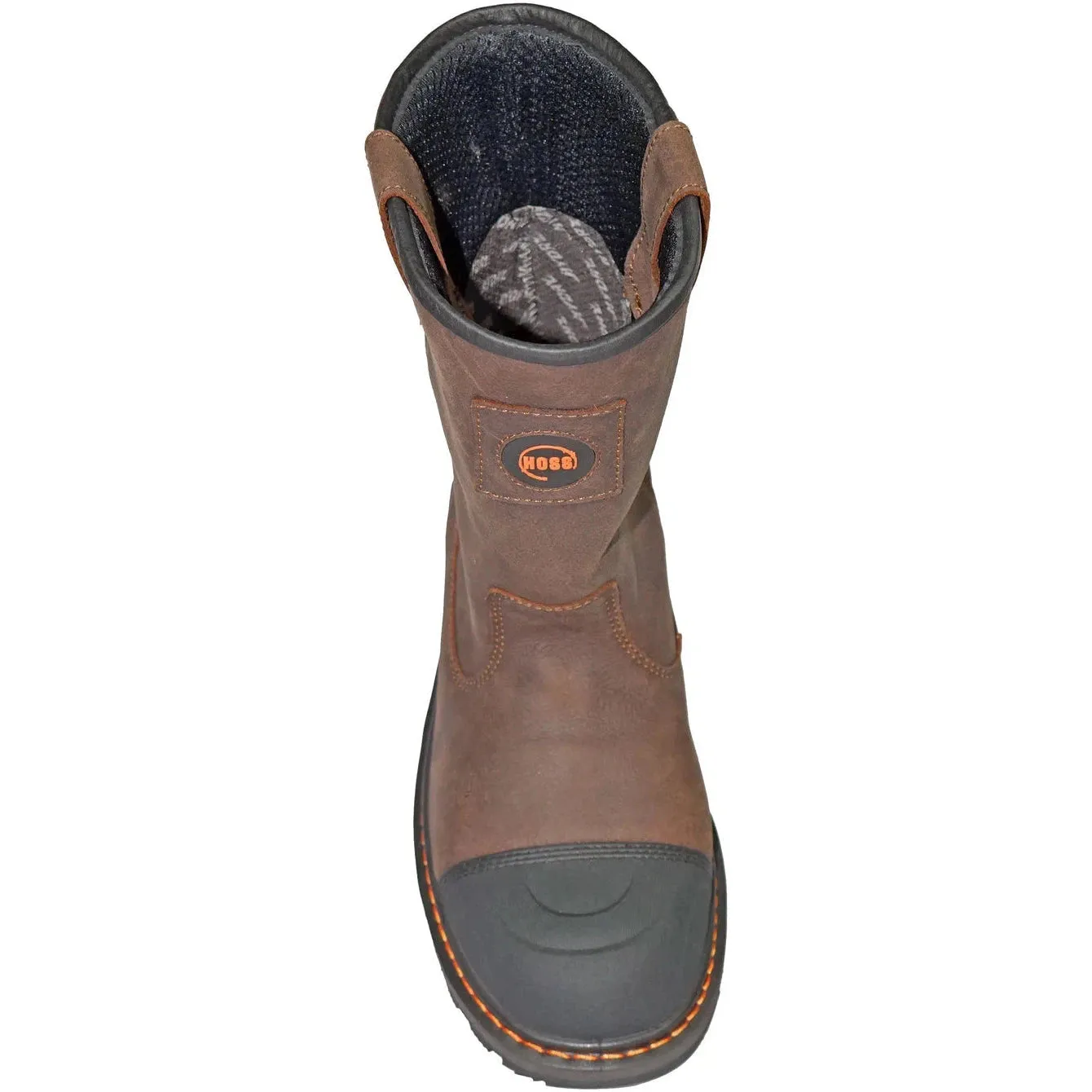 Hoss Men's Cartwright II Soft Toe Waterproof Wellington Work Boot - Brown 90216
