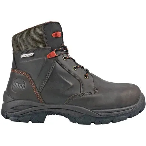 Hoss Men's Hudson Composite Toe Waterproof Puncture Resist Work Boot - Brown 60466