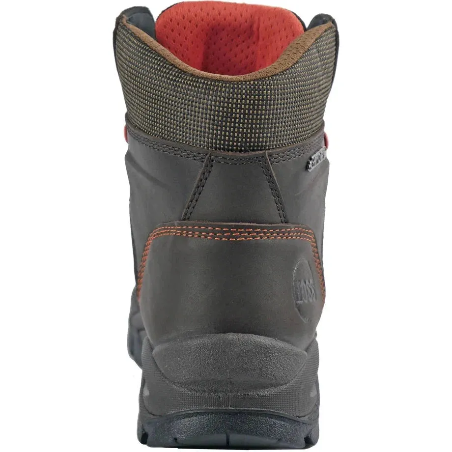 Hoss Men's Hudson Composite Toe Waterproof Puncture Resist Work Boot - Brown 60466