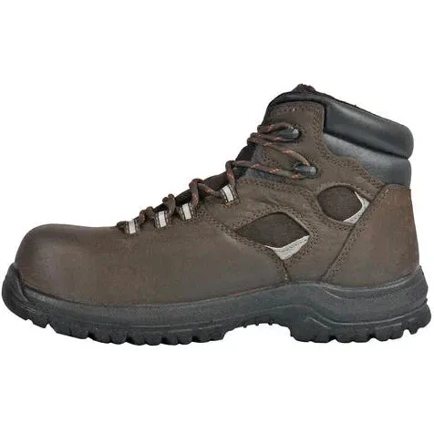 Hoss Men's Lorne 6" Composite Toe Waterproof Puncture Resist Work Boot - Brown 60416
