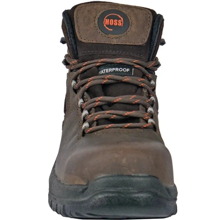 Hoss Men's Lorne 6" Composite Toe Waterproof Puncture Resist Work Boot - Brown 60416