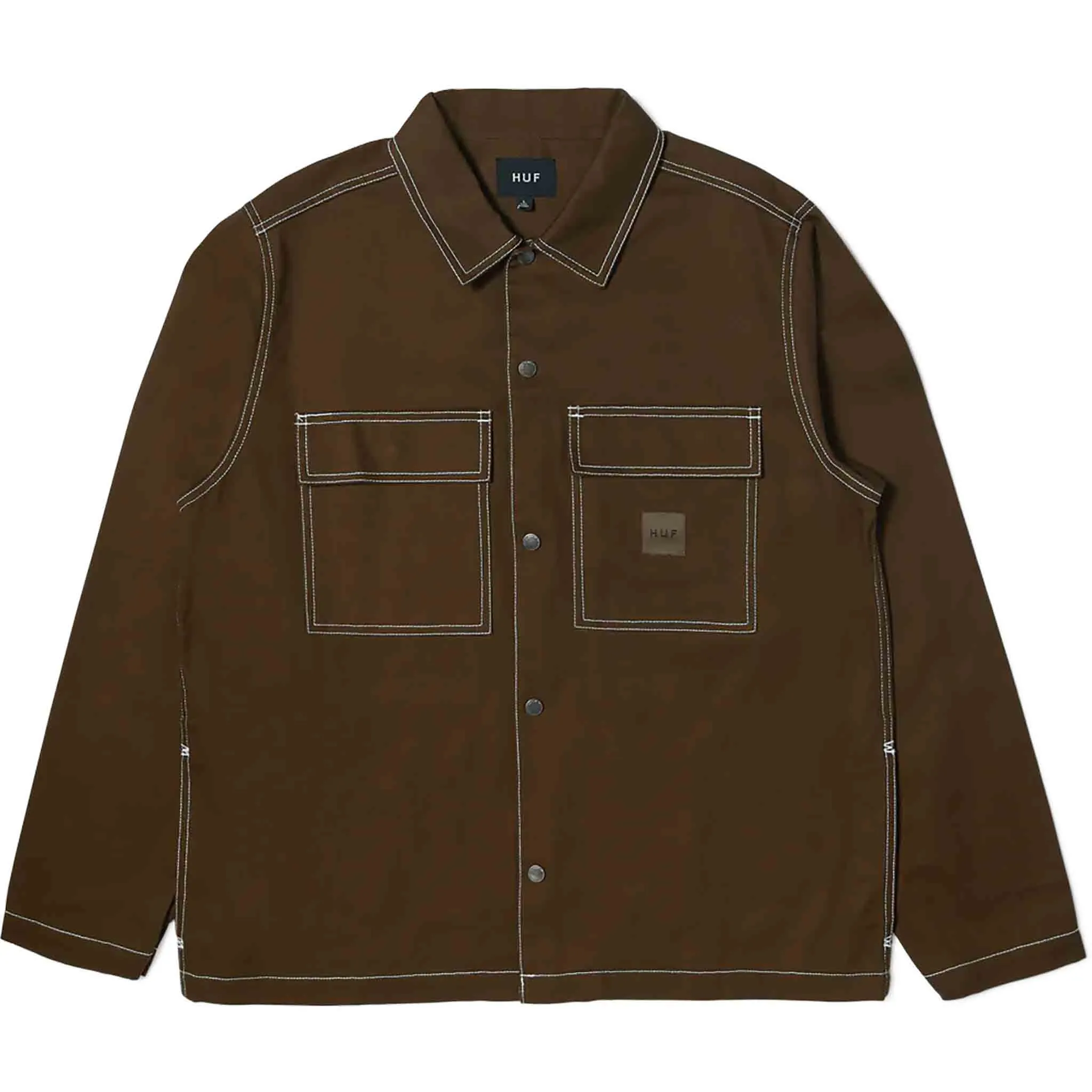 Huf Mason Shacket Espresso