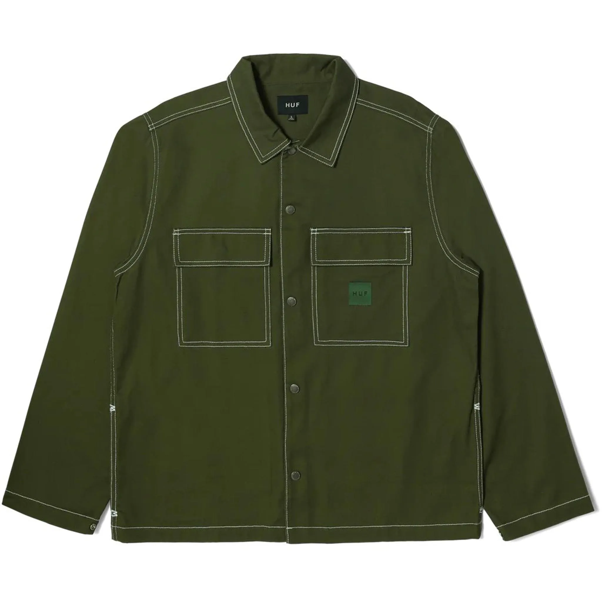 HUF Mason Shacket Hunter Green