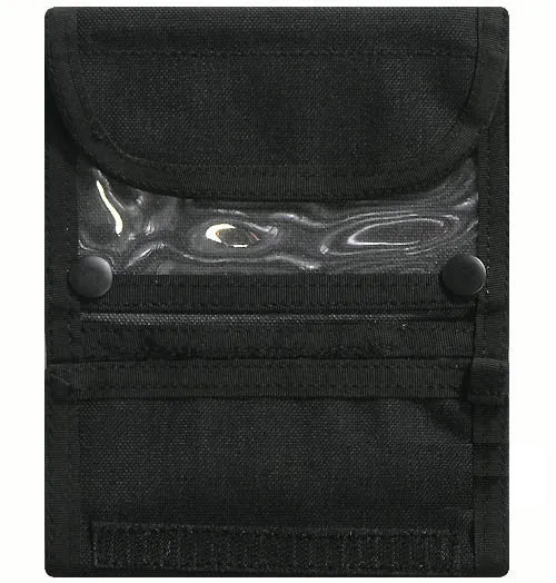 ID and Map Pouch for Strikeforce/Tactical Ten Vest (Black) Clearance Item