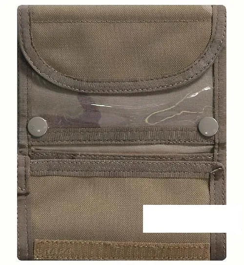 ID and Map Pouch for Strikeforce/Tactical Ten Vest (Desert Camo) Clearance Item