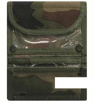 ID and Map Pouch for Strikeforce/Tactical Ten Vest (Woodland) Clearance Item